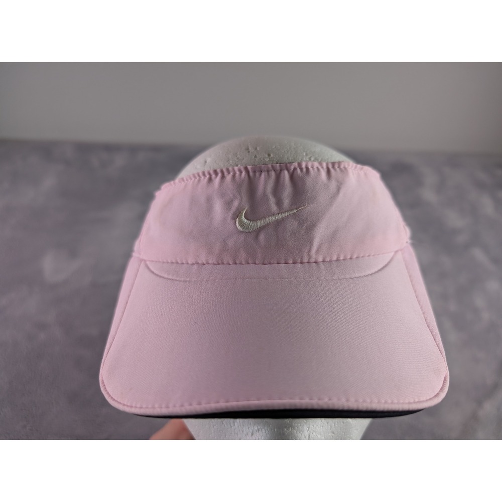 Nike Featherlight Dri-FIT Pink Adjustable Tennis Golf Visor Hat Womens